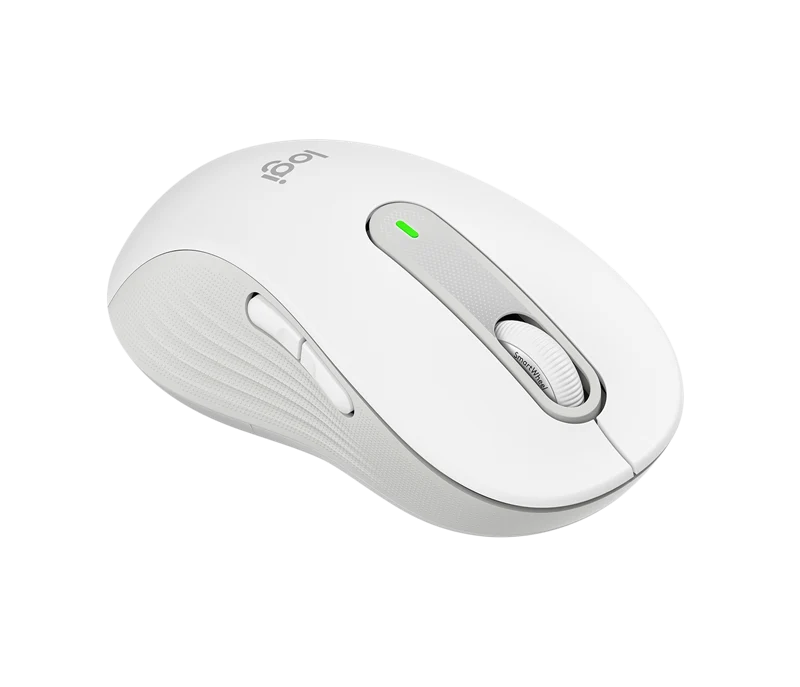 Logitech Signature M650 L Kabellose Maus, linkshändig Weiss