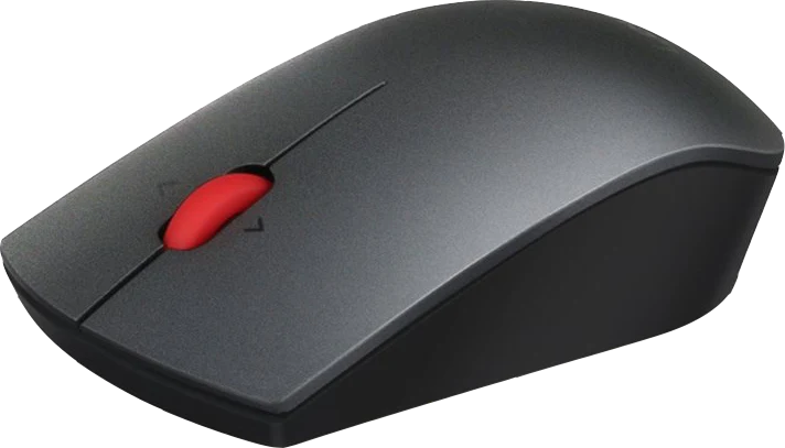 Lenovo Professional Wireless Maus Grau/Rot