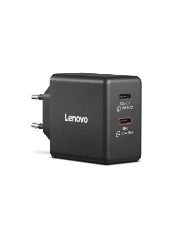 Lenovo USB Schnellladeadapter 65W Schwarz
