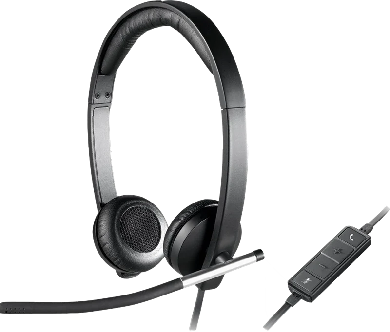 Logitech Headset H650e Schwarz / Silber
