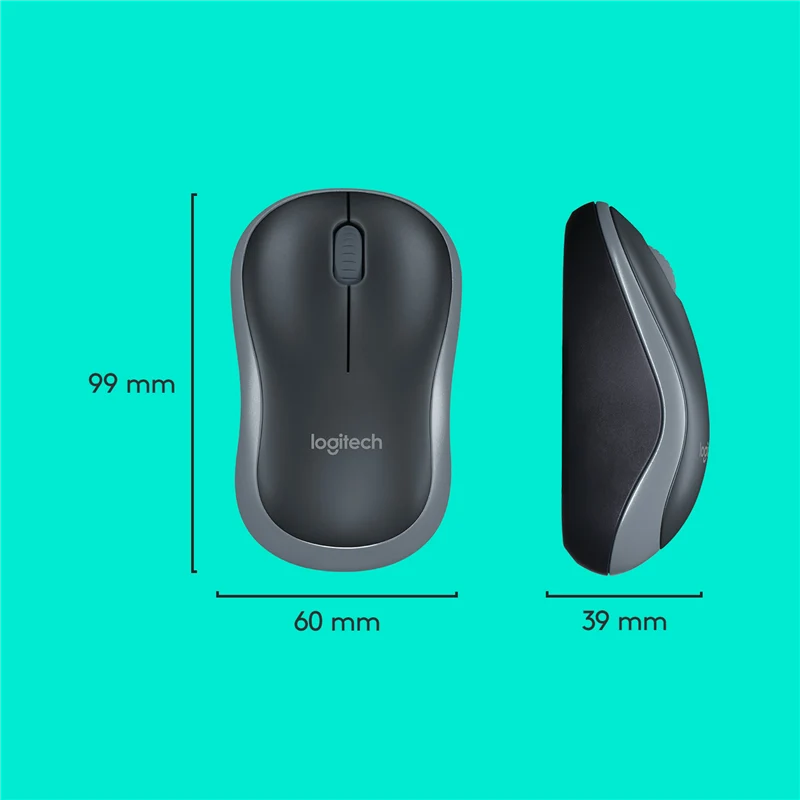 Logitech MK270 kabelloses Tastatur-Maus-Set QWERTY US-int EER Schwarz