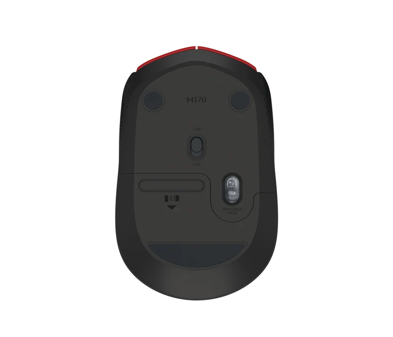 Logitech M171 Kabellose Maus Rot
