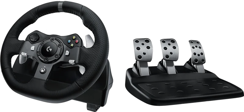Logitech G920 Gaming Rennlenkrad mit Pedalen