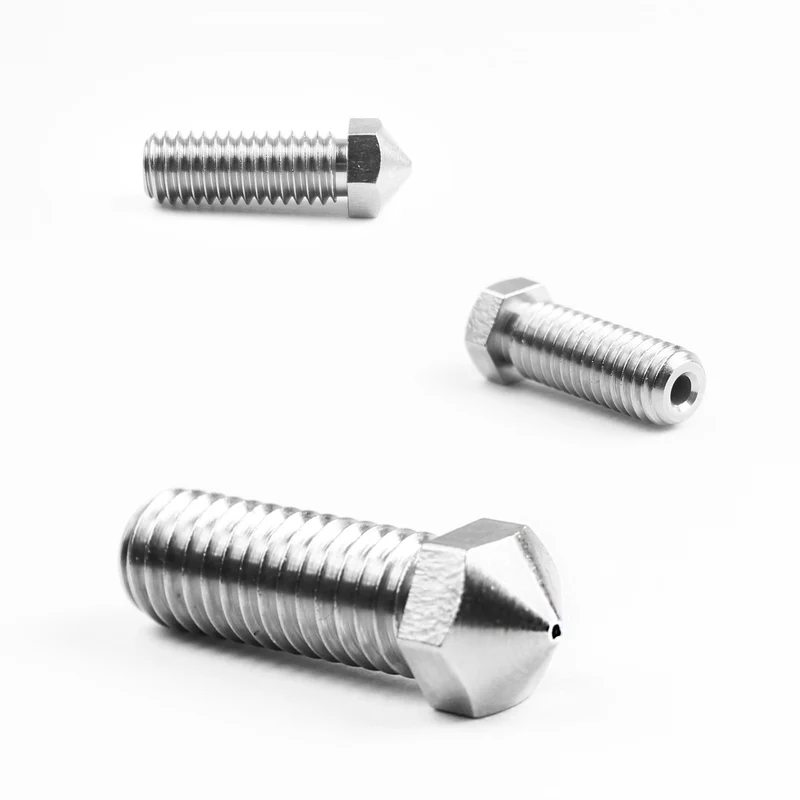 Micro Swiss Plated Wear Resistant High Flow Volcano / Artillery Sidewinder Düse 1,0 mm