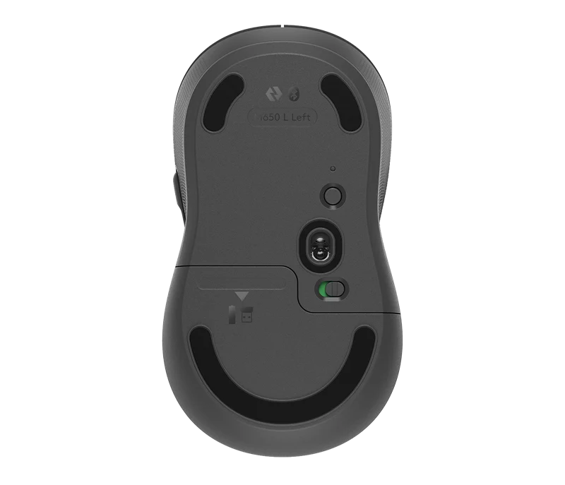 Logitech Signature M650 L Kabellose Maus Linkshändig graphite