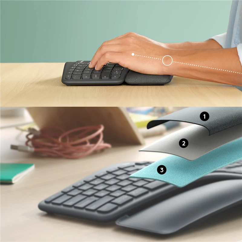 Logitech Ergo K860 Wireless Tastatur graphite