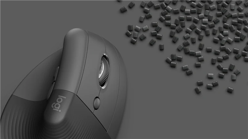 Logitech Lift Vertical Ergonomic Maus Rechtshänder graphite