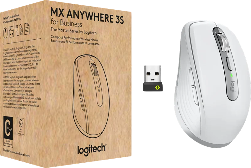 Logitech MX Anywhere 3S Wireless Maus Weiss