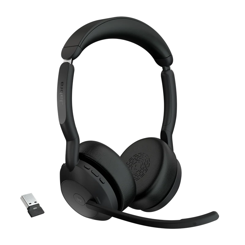Jabra Evolve2 55 MS Stereo USB-A Headset Schwarz