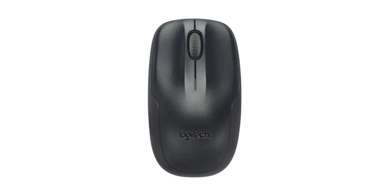 Logitech MK220 kabelloses Tastatur-Maus-Set Schwarz