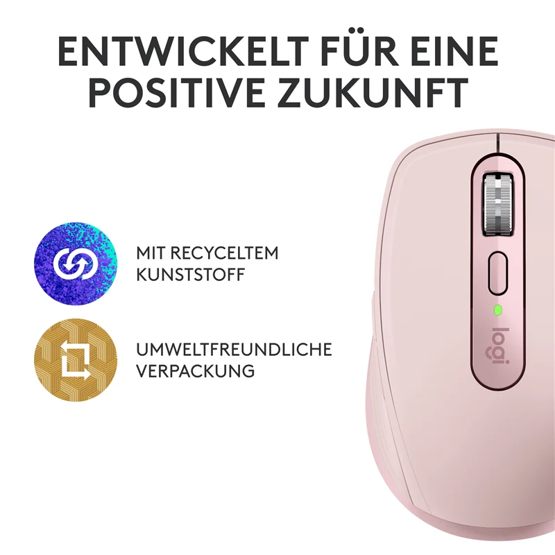 Logitech MX Anywhere 3S Wireless Maus Pink
