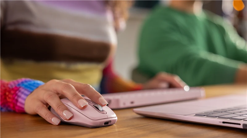 Logitech MX Anywhere 3S Wireless Maus Pink