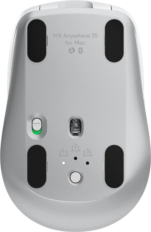 Logitech MX Anywhere 3S Wireless Maus für Mac Silber / Weiss