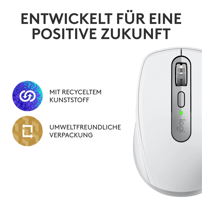 Logitech MX Anywhere 3S Wireless Maus Grau