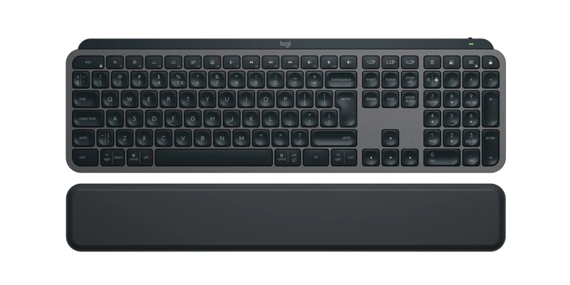 Logitech MX Keys S Wireless Tastatur mit Handballenauflage graphite