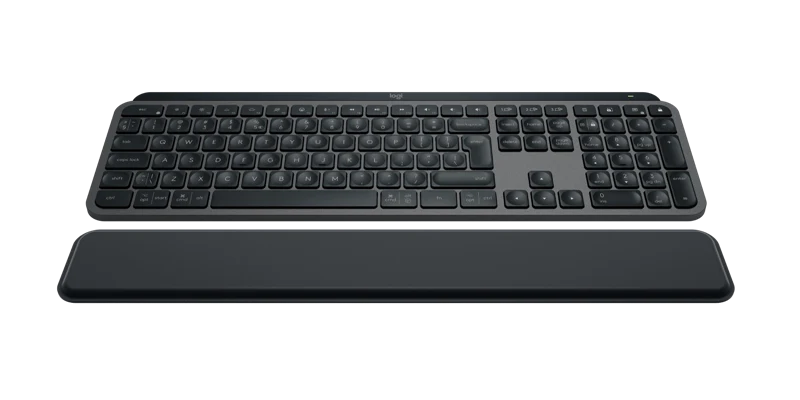 Logitech MX Keys S Wireless Tastatur mit Handballenauflage graphite