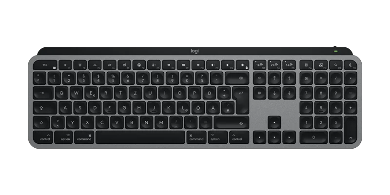 Logitech MX Keys S Wireless Tastatur für Mac Grau