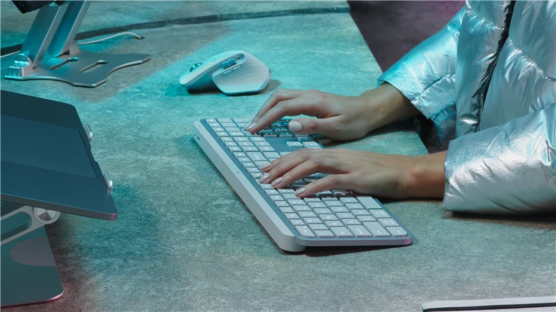 Logitech MX Keys S Wireless Tastatur Grau