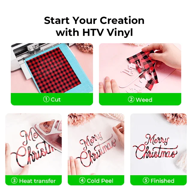 xTool Patterned Heat Transfer Vinyl – 30er-Pack