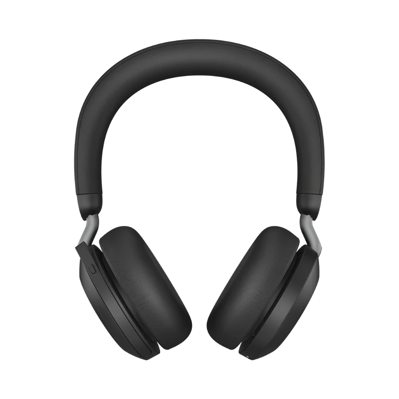 Jabra Evolve2 75 USB-C Headset mit Ladestation Schwarz