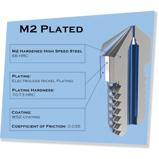 Micro Swiss M2 Hardened High Speed Steel Nozzle MK8 0,80 mm