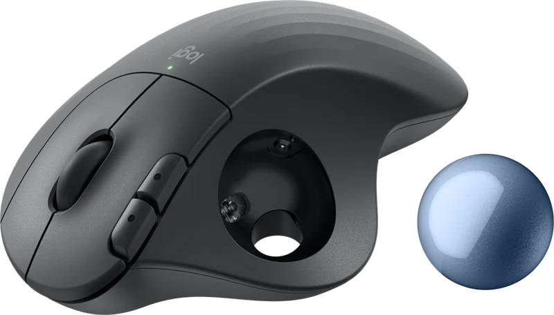Logitech Ergo M575S Kabelloser Trackball Blau
