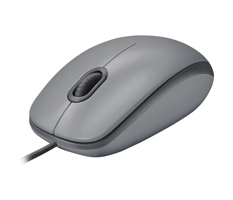 Logitech M110 Silent kabelgebunde Maus Grau