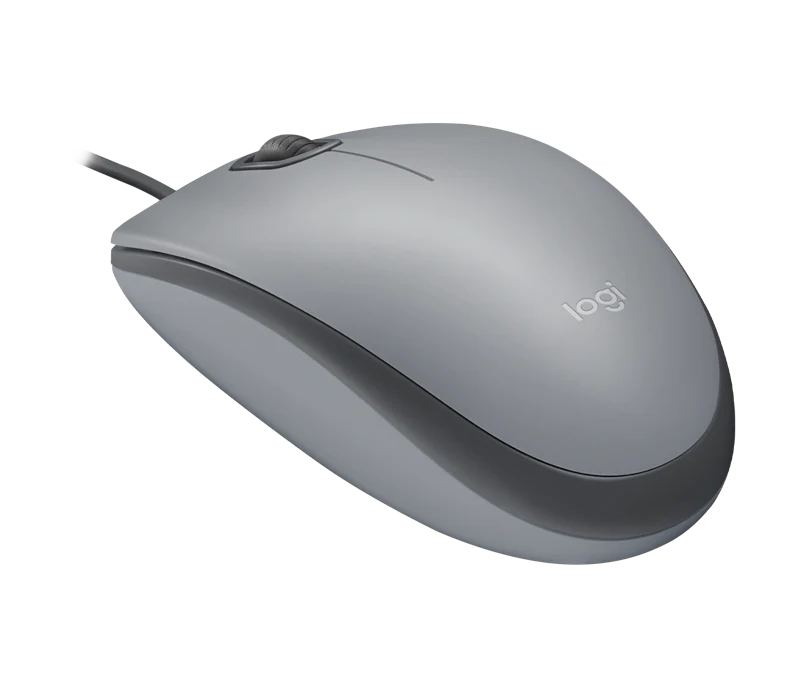 Logitech M110 Silent kabelgebunde Maus Grau