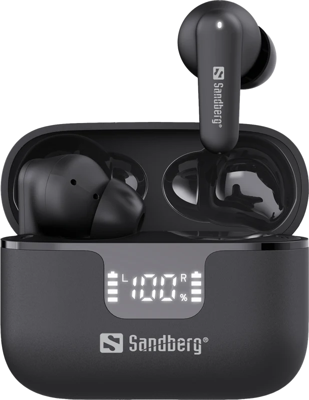 Sandberg Wireless Earbuds ANC+ENC Schwarz