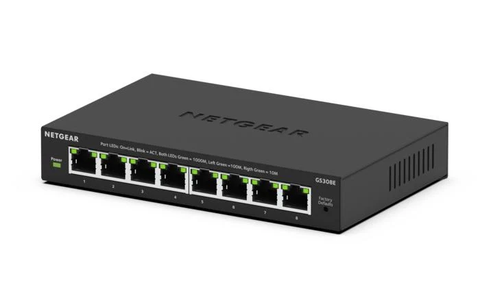 NETGEAR 8-Port Gigabit Smart Switch Schwarz