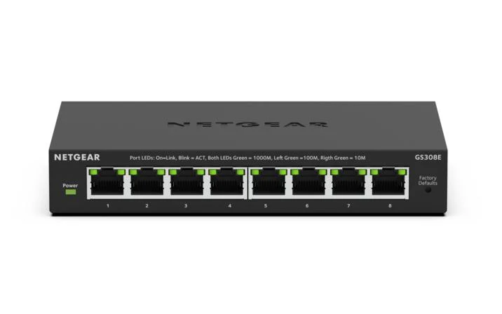 NETGEAR 8-Port Gigabit Smart Switch Schwarz