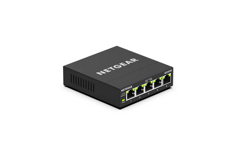 NETGEAR 5-Port Gigabit Smart Switch Schwarz