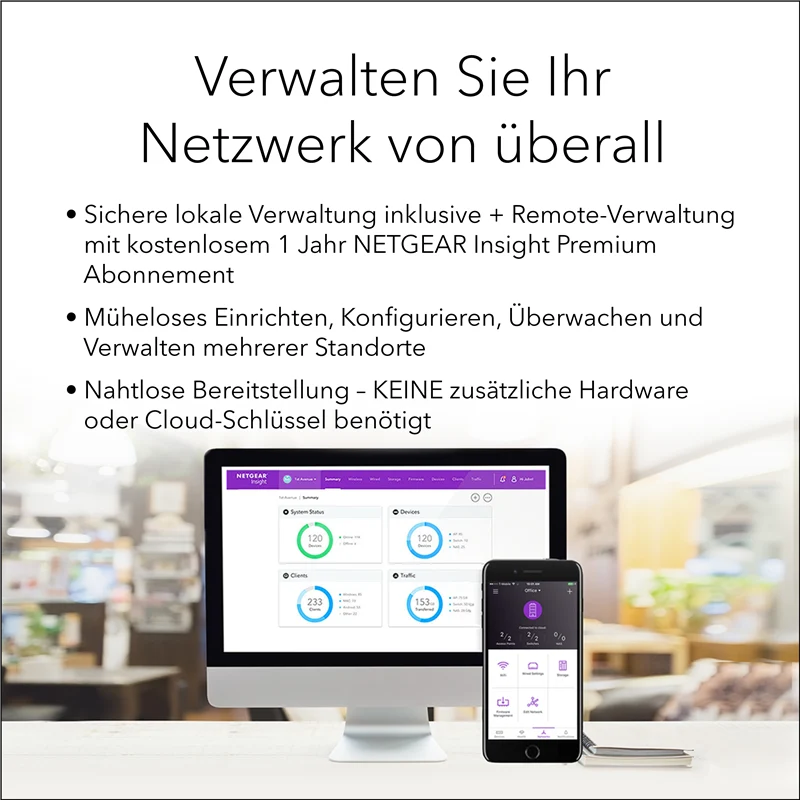 NETGEAR Insight WiFi 6 Dualband Access Point Weiss