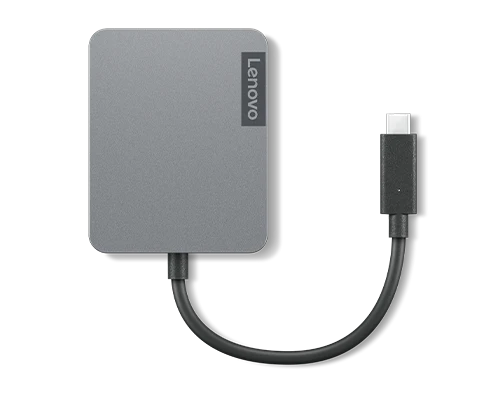 Lenovo Travel Hub Gen2 - Dockingstation - USB-C Grau