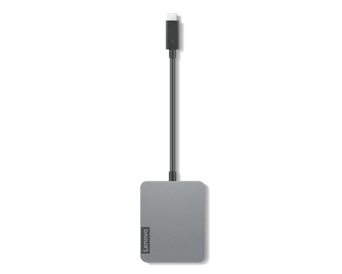 Lenovo Travel Hub Gen2 - Dockingstation - USB-C Grau