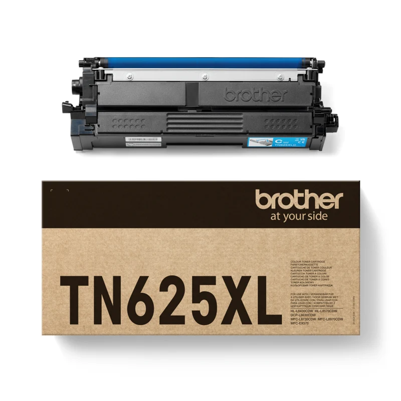 Brother TN-625XLC Cyan Toner