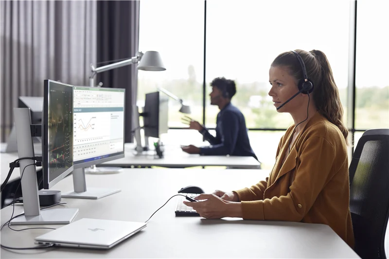 HP Poly EncorePro 510 Monaurales Headset + Quick Disconnect Schwarz