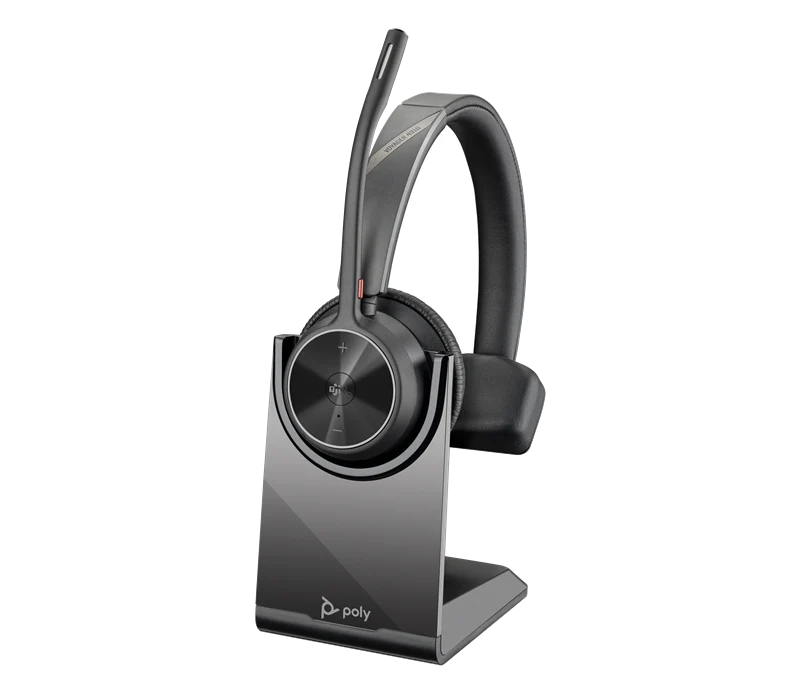 HP Poly Voyager 4310 Headset +BT700 Dongle +Ladestation Schwarz