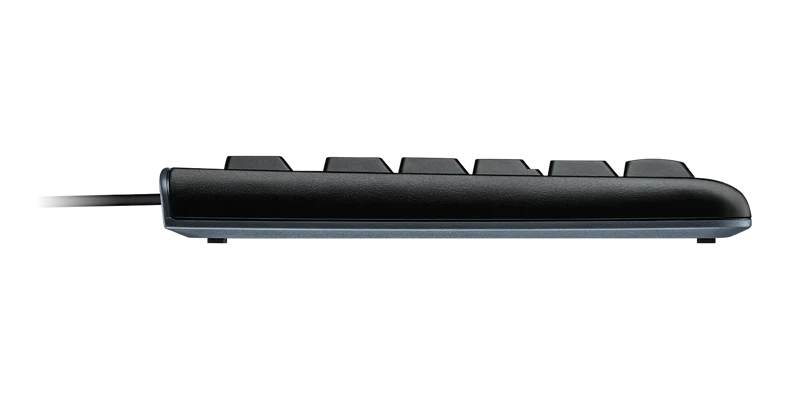 Logitech MK120 Tastatur-Maus-Set mit Kabel Schwarz