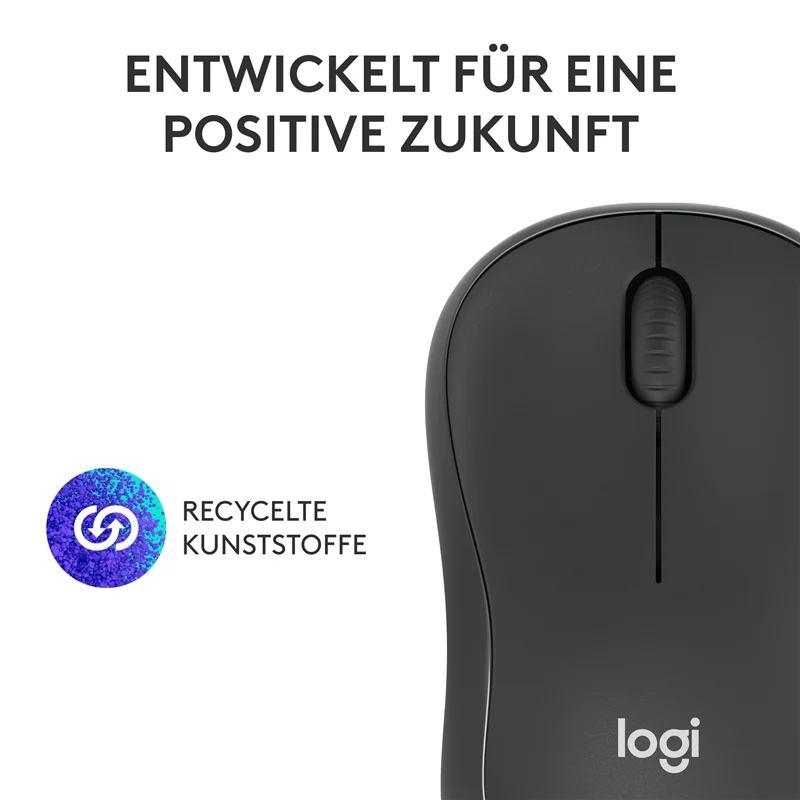 Logitech Silent M240 Kabellose Maus graphite