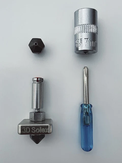 3DSolex Timeslicer Hotend Standard für Raise3D E2/Pro3 (0.40-0.80)