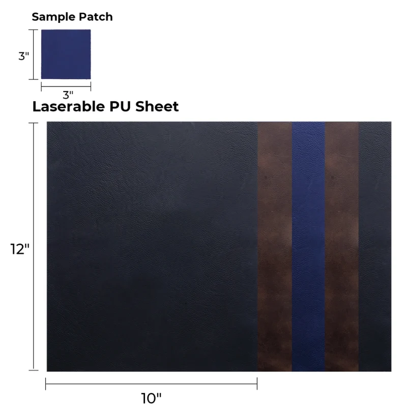 xTool Laserable PU Patch Sheet Mix Colors (5 Stück)