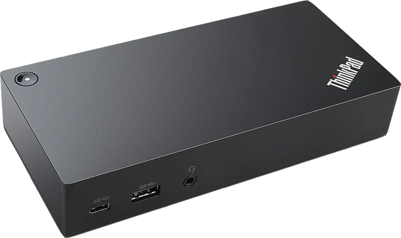Lenovo ThinkPad USB-C Dockingstation (Refurbished) Schwarz