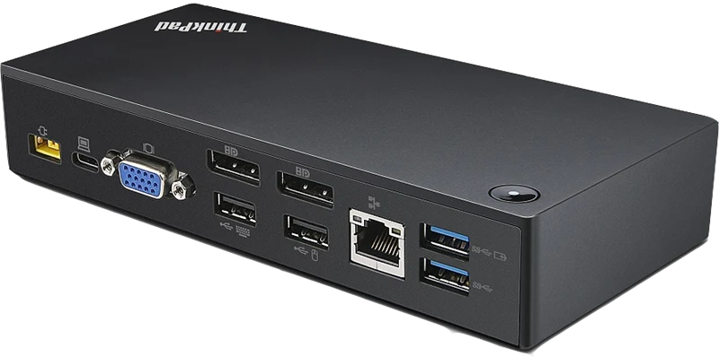 Lenovo ThinkPad USB-C Dockingstation (Refurbished) Schwarz