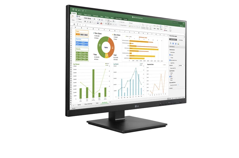 LG 27BN65Q-B Monitor Schwarz, 27" (Refurbished) Zustand: Sehr gut Schwarz