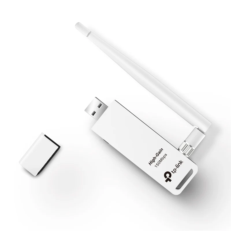 TP-Link TL-WN722N Netzwerkadapter - USB 2.0 Schwarz / Weiss