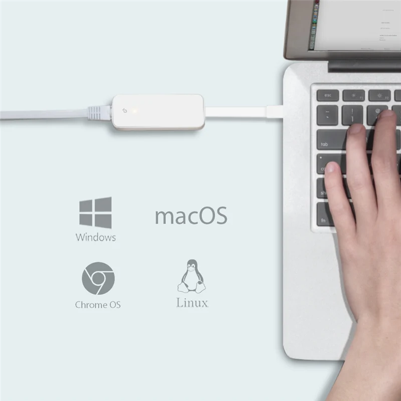 TP-Link UE300C USB 3.0 Type-C auf-Gigabit-LAN-Konverter Weiss