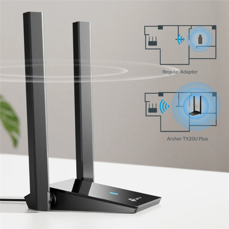 TP-Link AX1800-WLAN-USB-Adapter Schwarz
