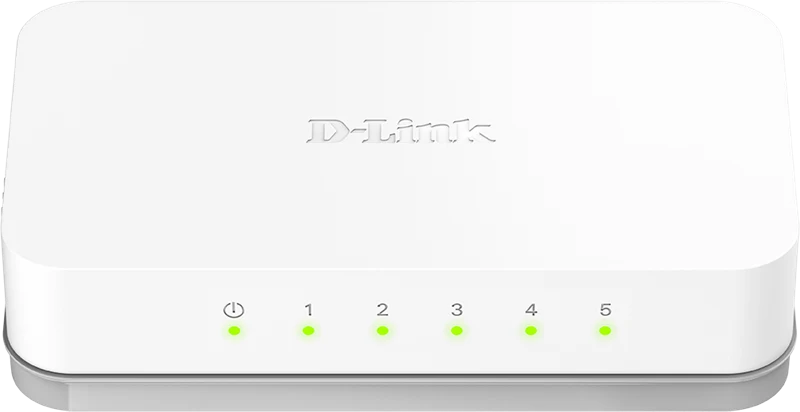 D-Link GO-SW-5E/E 5-Port Fast Ethernet Easy Desktop Switch Weiss