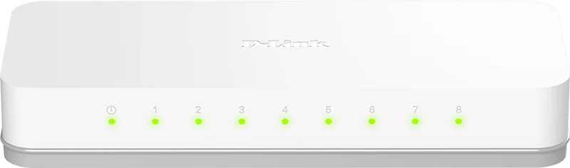D-Link 8-Port Fast Ethernet Easy Desktop Switch Weiss